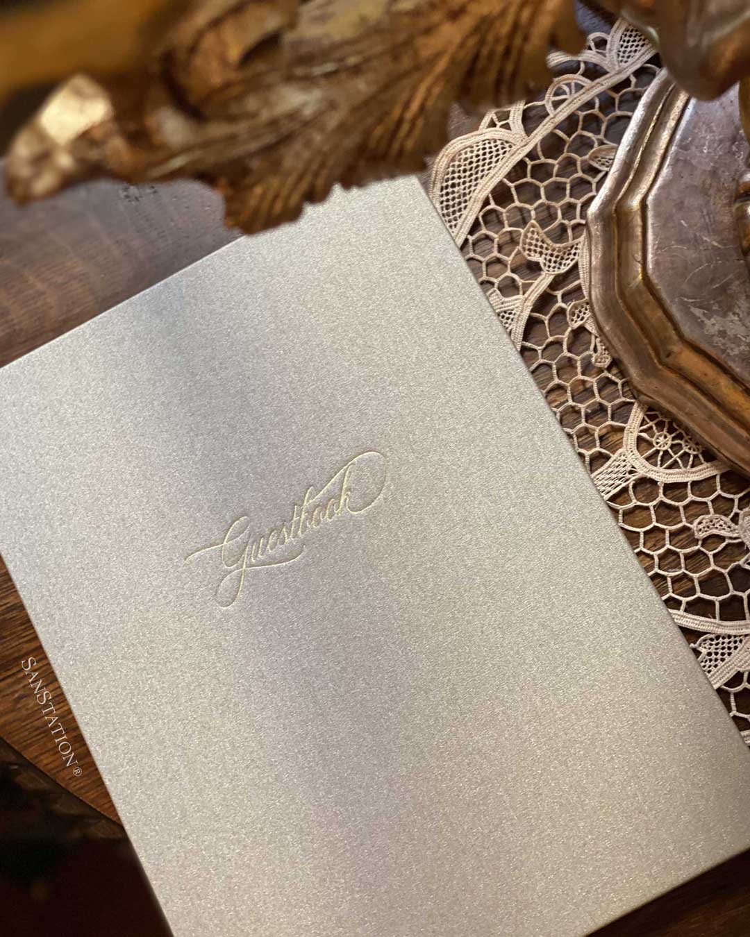 Shimmer Linen | Guestbook