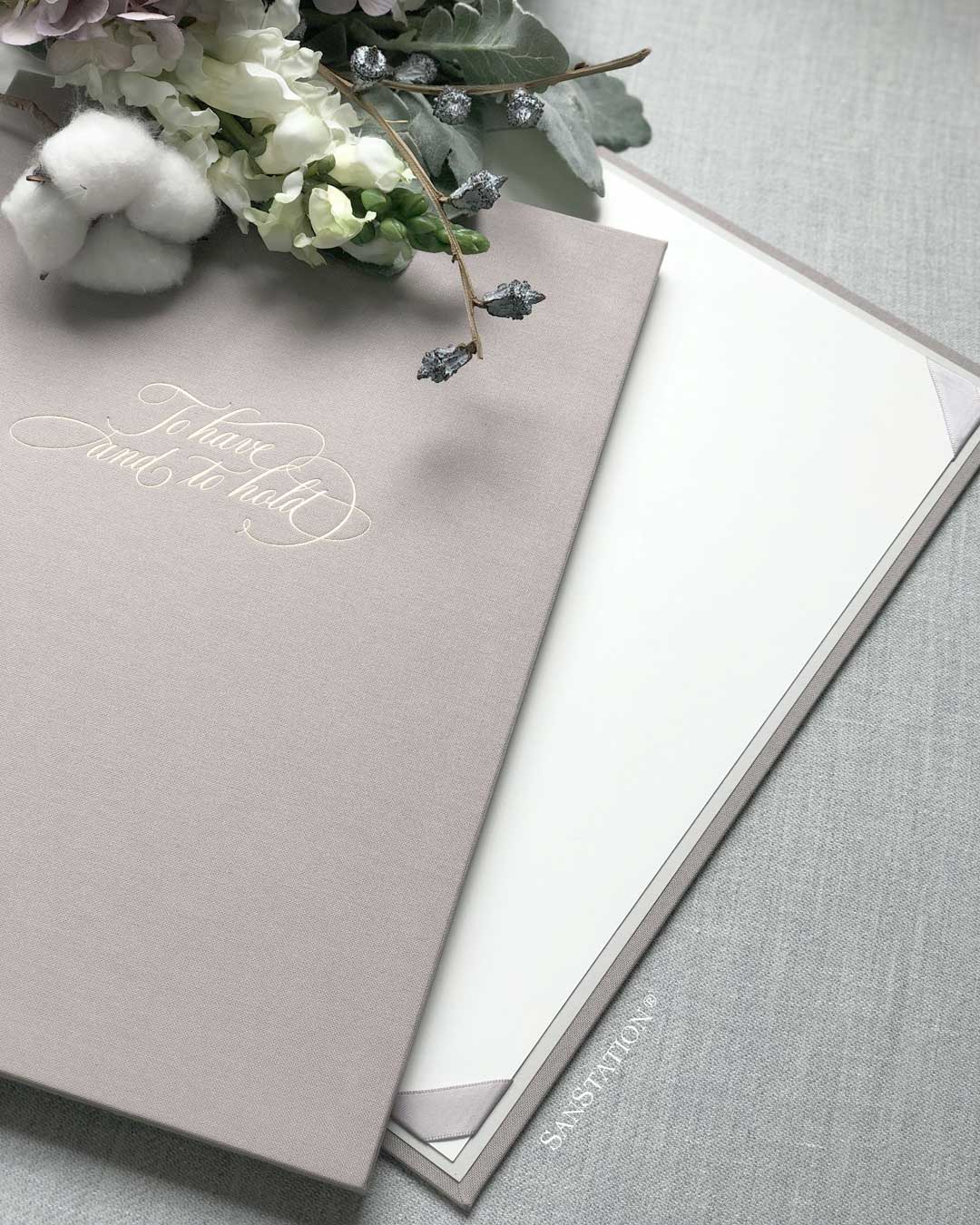 Premium Linen | Certificate Folder