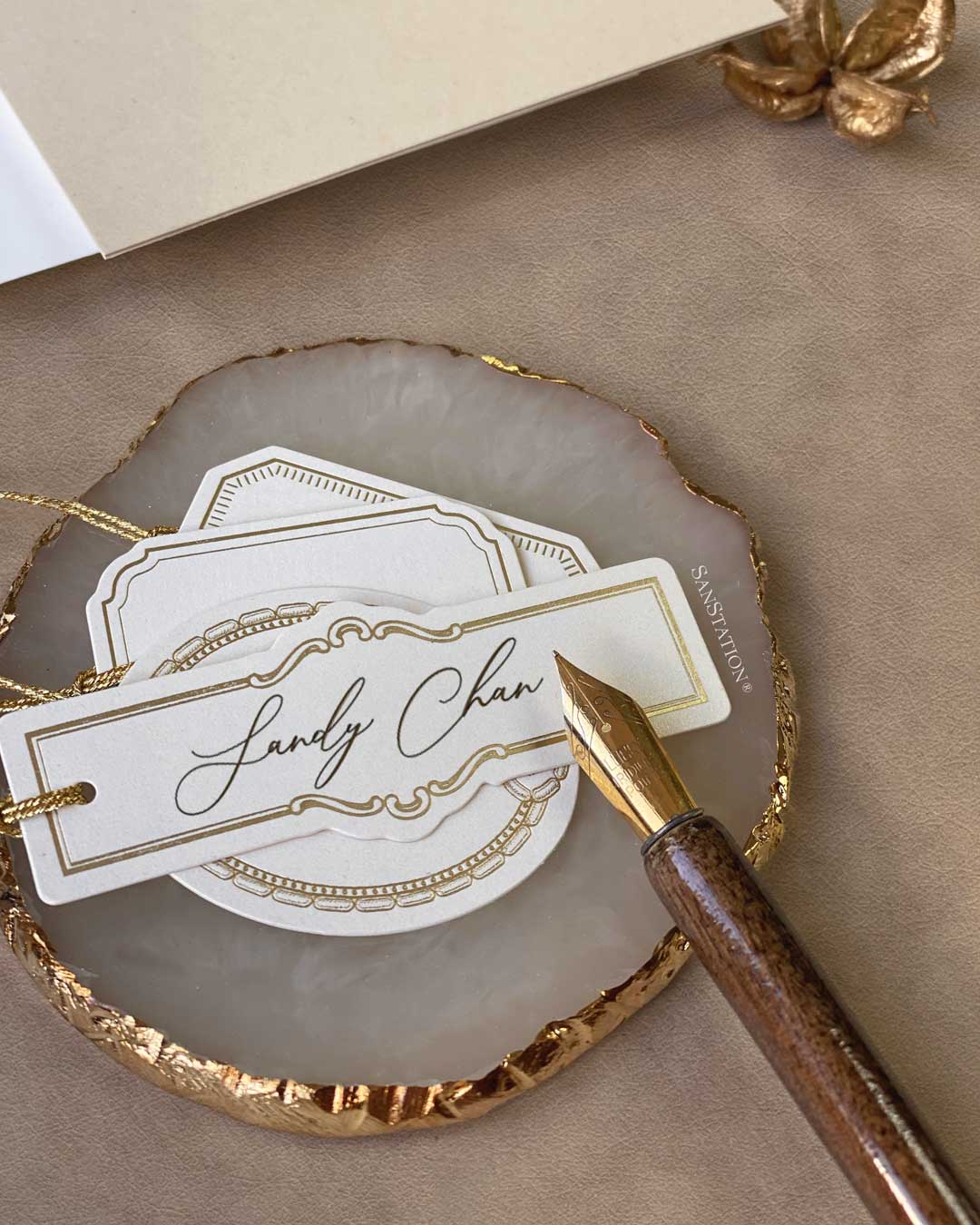 Gold Frame | Gift Tag