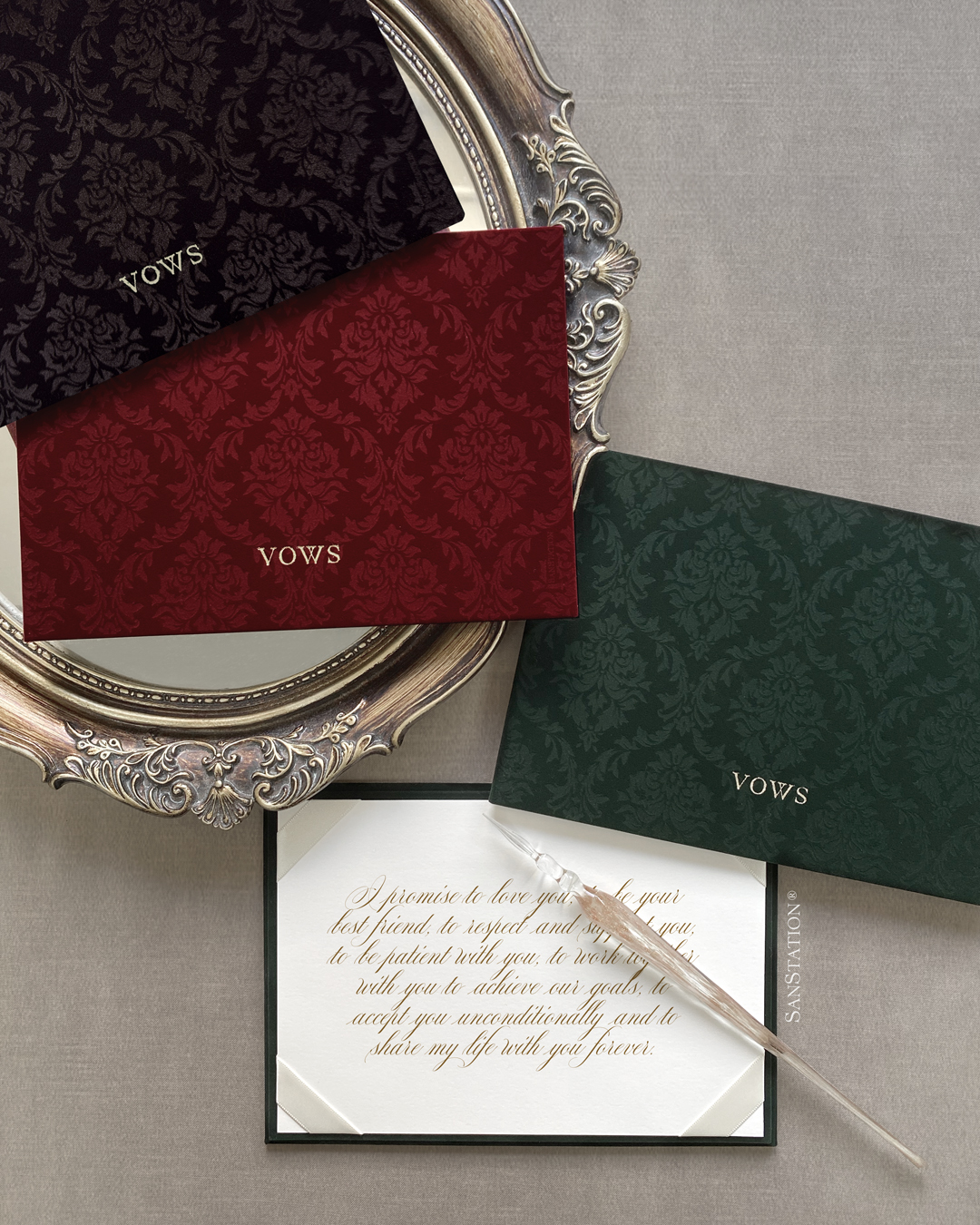 Velvet Charm | Vows Card